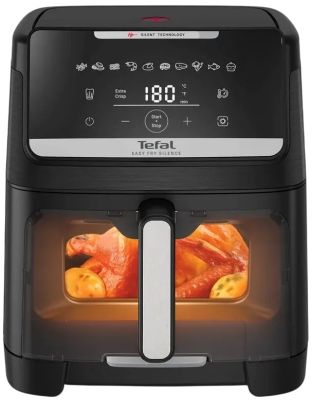 Мультипіч Tefal Easy Fry Silence XXL, 1800Вт, чаша-7л, сенсорне керув., 10 програм, з віконцем, плас