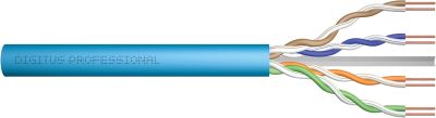 Кабель "вита пара" DIGITUS САТ 6A U-UTP, 305м, AWG 23/1, LSZH, блакитний