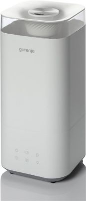 Зволожувач повітря Gorenje H50W 5 л, 20 м2, ультразвуковий, верхня затока, LED дисплей, автовідключе