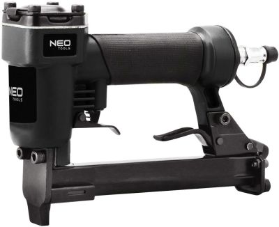 Степлер пневматичний Neo Tools, скоби 6-16мм тип 80, 8бар, захисні окуляри, скоби, кейс, 1.2кг