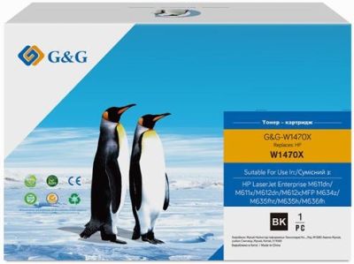 Картридж G&amp;G до HP 147X LJ MFP M611/M612/M635/M636 Black (25 200стор)