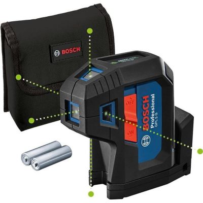 Нівелір лазерний Bosch Professional GPL 5G до 30м ±0.35мм/м зелений промінь чохол 0.35кг