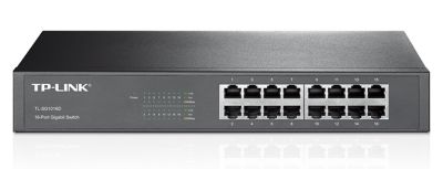 Комутатор TP-LINK TL-SG1016D 16xGE, Некерований