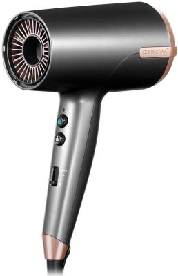 Фен Remington One, 2000Вт, 8 режимів, дифузор,чохол,іоніз-я, хол. обдув, термо-сенсор, сірий