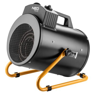 Теплова гармата електрична Neo Tools, 5кВт, 100м2, 366м3/год, 380В, нагрів. елемент - нерж. сталь, I