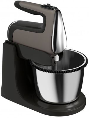 Міксер Tefal стаціонарний Powermix Silence 600Вт, насадки-4, чаша-метал, 2, 5л, турборежим, сіро-чор