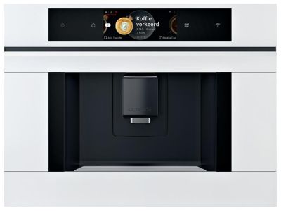 Кавомашина Bosch вбудована, 2.4л, зерно+мелена, автомат.капуч, LED-дисплей, білий