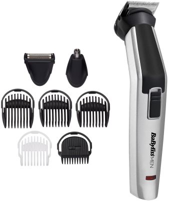 Набір для стрижки Babyliss, для бороди, вусів, голови, носа і тіла, акум., вібраційний мотор, насадо