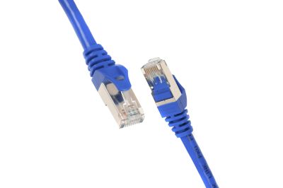Патч-корд 2E САТ 6, UTP, 0.50м, 26AWG, RJ45, 7/0.16, Cu, PVC, синій