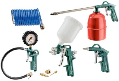 Набір пневматичних інструментів Metabo LPZ 7 Set, 7шт