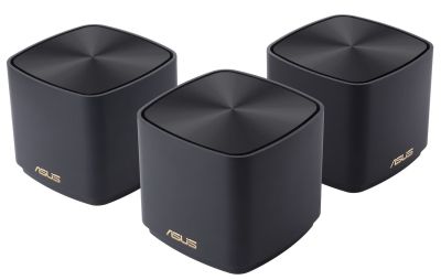 Система WiFi-Mesh ASUS ZenWiFi XD4 PLUS AX1800, 1xGE LAN, 1xGE WAN, 3мод, чорний