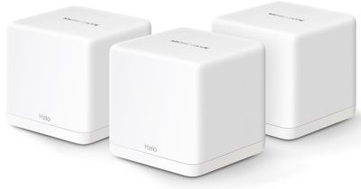 Система WiFi-Mesh MERCUSYS Halo H60X AX1500, 3xGE LAN/WAN, 3мод
