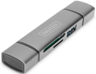 Кардрідер DIGITUS USB-C/USB 3.0 SD/MicroSD
