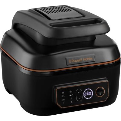 Мультипіч Russell Hobbs SatisFry Air&amp;Grill, 1745Вт, чаша-5.5л, сенсорне керув., алюміній/пластик,чор