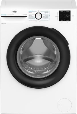 Пральна машина Beko фронтальна, 7кг, 1200, B, 50см, дисплей, інвертор, пара, білий