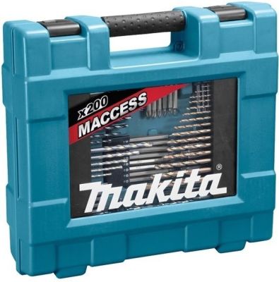 Набір біт та свердел Makita D-37194 кейс 200шт