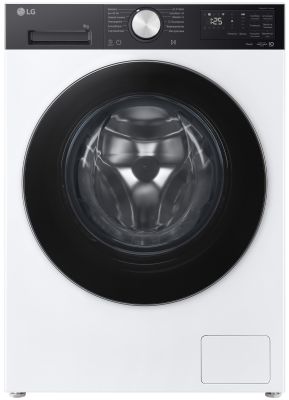 Пральна машина LG фронтальна, 9кг, 1200, A, 48см, дисплей, пара, інвертор, білий