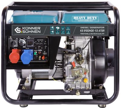 Генератор дизельний Konner&amp;Sohnen KS 9100HDE-1/3 ATSR (EURO V) 230/400В, 6.5/6.0кВТ, 7.5/7.0кВТ, еле