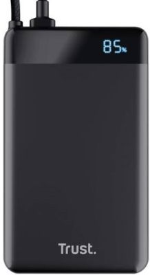 Акумулятор портативний літій-іонний power bank Trust Fiera, 10000мА·год, 2хUSB-C, 20W, PD/QC 3.0, чо
