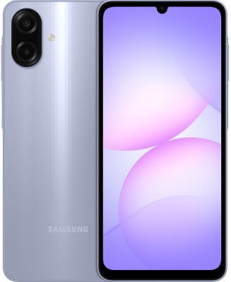 Смартфон Samsung Galaxy A07 (A075) 6.7" 4/128ГБ, 2SIM, 5000мА•год, фіолетовий світлий