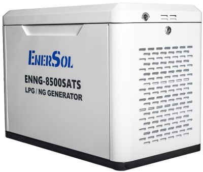 Генератор газовий EnerSol ENNG-8500SATS, LPG\NG, 230В, 8.0-8.5кВт, електростартер, АВР, 160.0кг