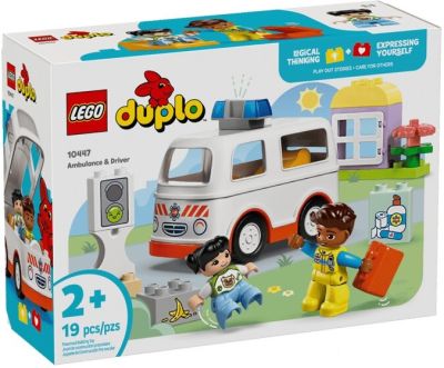 Конструктор LEGO DUPLO Town Швидка допомога та водій