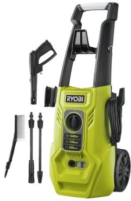Мінімийка високого тиску Ryobi RY130PWA 1600Вт 130бар 420л/год шланг 5м 8.33кг