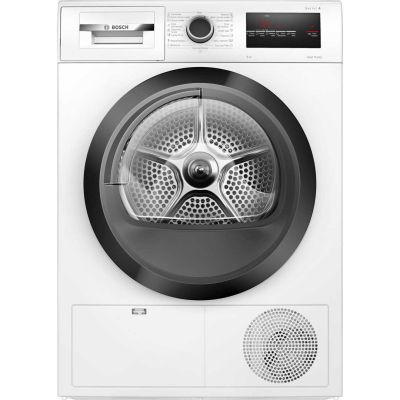 Сушильна машина Bosch тепловий насос, 8кг, A++, 60см, дисплей, білий