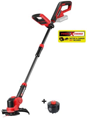 Тример акумуляторний Einhell GE-CT 18/25-1 Li - Solo 18В 8400об/хв 25см пластикові ножі + волосінь 2