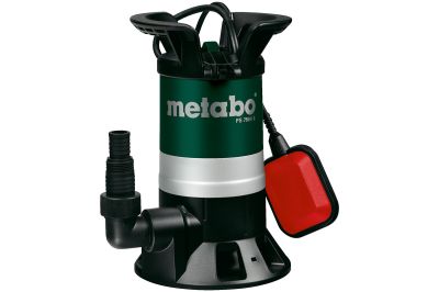 Насос дренажний для брудної води Metabo PS 7500 S, 450Вт, 7.5куб/год, висота подачі 5м, занурення до