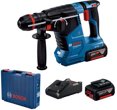 Перфоратор акумуляторний Bosch Professional GBH 187-LI ONE Chuck SDS-Plus 18В акб 2х5А·год 2.4Дж 2.9