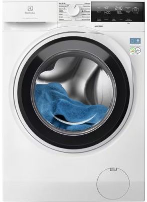 Пральна машина Electrolux фронтальна, 9кг, 1400, A, 66см, дисплей, інвертор, білий