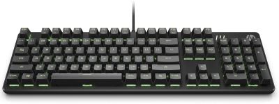 Клавіатура механічна HP Pavilion Gaming 550, 104key, Red Hybrid Switch, USB-A, EN/RU, RGB, чорний