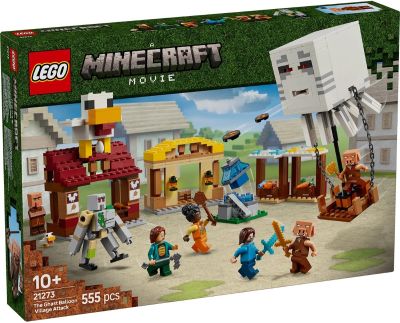 Конструктор LEGO Minecraft Напад на село з повітряною кулею Ґаст