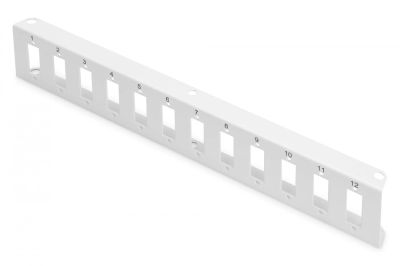 Адаптерна пластина DIGITUS, для волоконно-оптичного Unibox, 12x SC Duplex, LC Quad, настінний монтаж