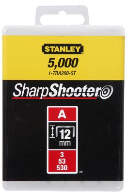 Скоби Stanley "Light Duty", тип А, 12мм, 1000шт