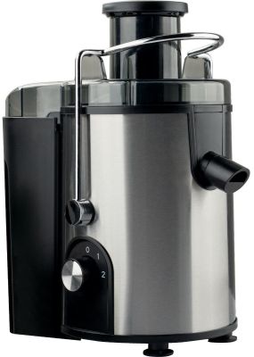 Соковитискач Gorenje відцентрований 400Вт, чаша-0.6л, жмих-1.6л, жолоб на ціле яблуко, пластик/метал