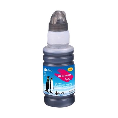 Контейнер з чорнилом G&amp;G до Epson L3100, L3101, L3110, L3150, L3151, L1110, L3156, L3160, L5190 blac