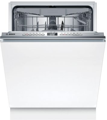 Посудомийна машина Bosch вбудована, 14компл., A, 60см, дисплей, 3й кошик, білий