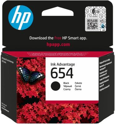Картридж із друкуючою головкою струменевий HP No.654 DJ IA 2976/4376/6575 Black