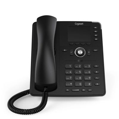 Телефон IP Gigaset Pro Compact P710, 2xGE LAN, PoE, 2.8" color TFT display, чорний
