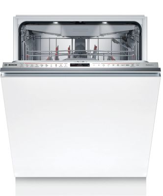 Посудомийна машина Bosch вбудована, 14компл., A, 60см, дисплей, 3й кошик, Zeolith, білий