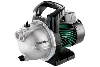 Насос садовий Metabo P 4000 G, 1100Вт, 4куб/год, висота подачі 46м, всмоктування до 8м, 12.2кг