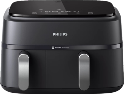 Мультипіч Philips Ovi Dual Series 3000 2750Вт, чаша-6+3л, сенсорне управл., 2 контейнера,8 авто. Про