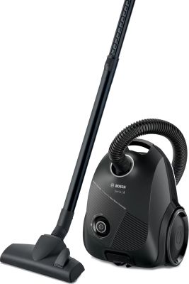 Пилосос Bosch мішковий, 600Вт, 3.5л, НЕРА, чорний