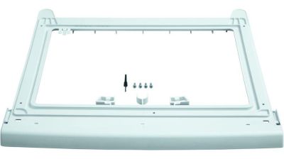 Комплект монтажний Bosch для з'єднання пральної машини з сушильною машиною, білий