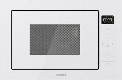 Мікрохвильова піч Gorenje вбудовувана, 25л, електр. управл., 900Вт, гриль, дисплей, приготування на