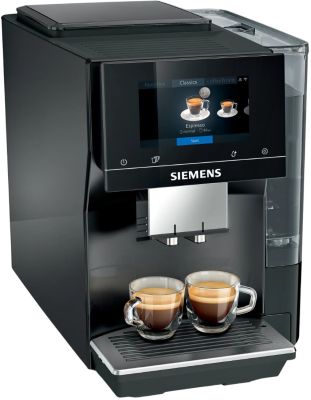 Кавомашина Siemens, 2.4л, зерно+мелена, автомат.капуч, LED-дисплей, авторецептів -19, чорний