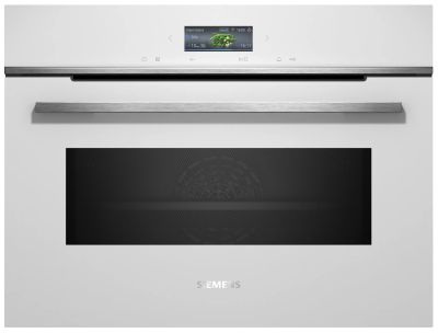 Духова шафа Siemens електрична компактна, 45л, A, дисплей, конвекція, ф-ція мікрохвиль, білий