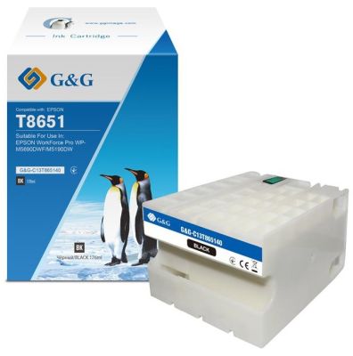 Картридж G&amp;G до Epson WF-M5190/WF-M5690 black (10 000 стор) pigm